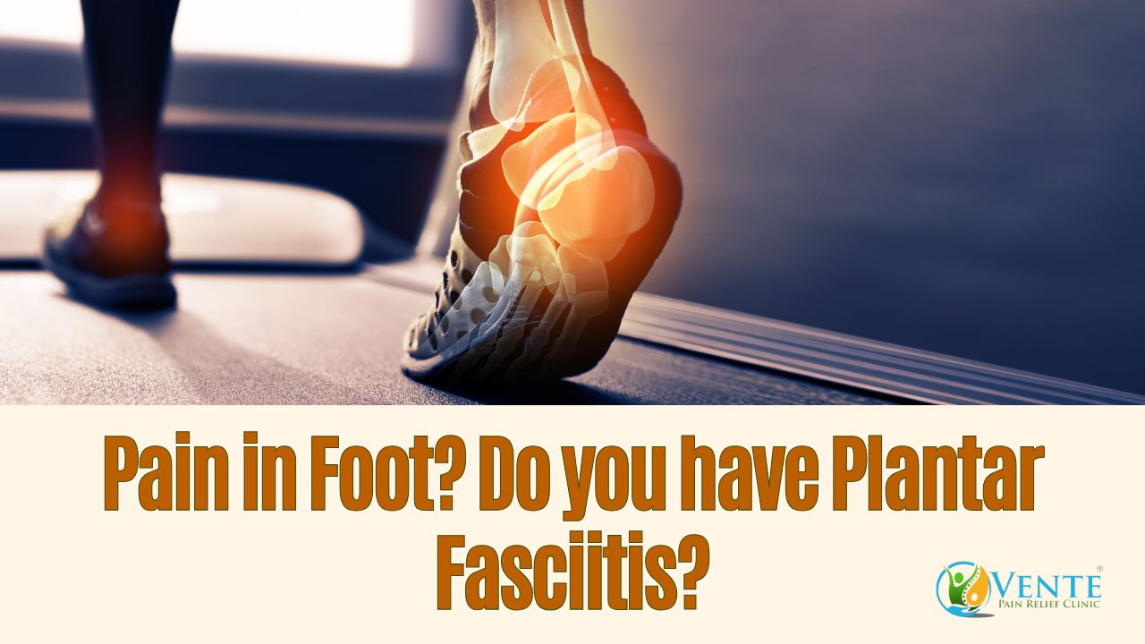 A foot wearing a shoe on a treadmill. Orange glow around the heel, indicating pain.