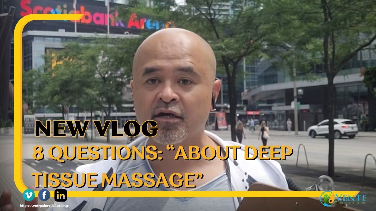 Headshot of Alfie Vente, speakimg outside in front of Scotiabank Arena.