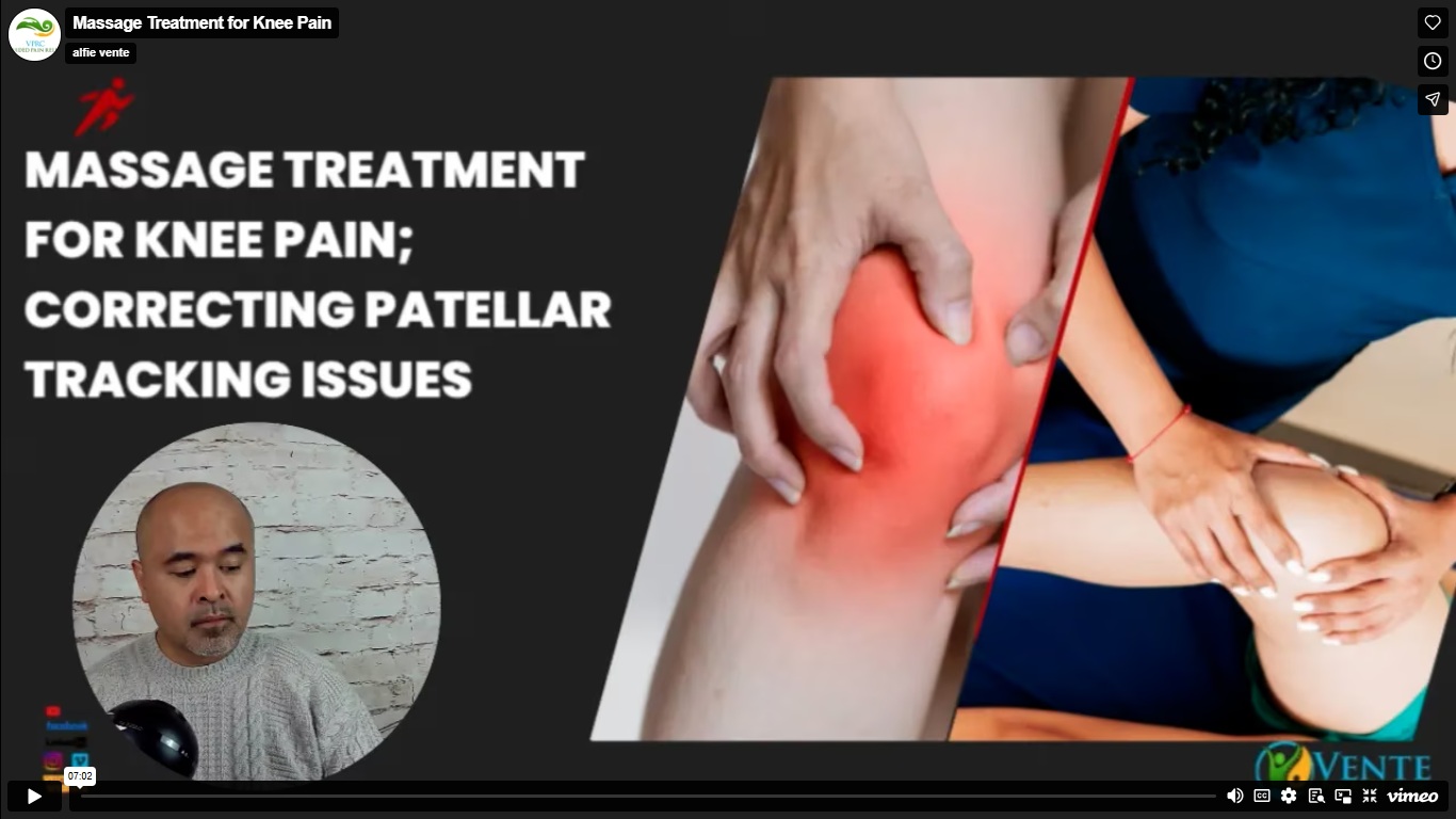 Massage Treatment for Knee Pain; Important Information on Correcting Patellar Tracking Issues